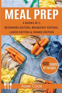 Meal Prep 4 books in 1
