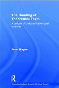 The Reading of Theoretical Texts