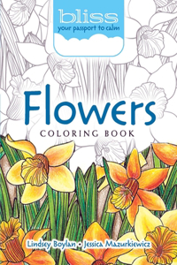 Bliss Flowers Coloring Book