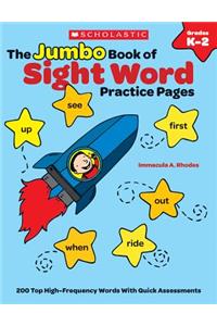 the Jumbo Book of Sight Word Practice Pages