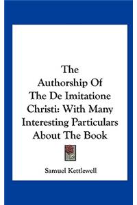 Authorship Of The De Imitatione Christi