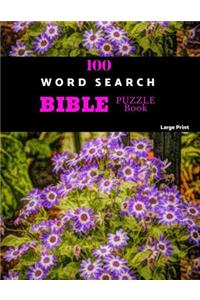 100 Word Search Bible Puzzle Book Large Print