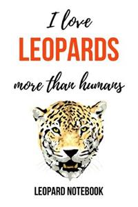 I Love Leopards More Than Humans