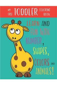 My First Toddler Coloring Book