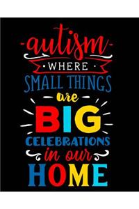 Autism Where Small Things Are Big Celebrations in Our Home