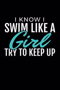 I Know I Swim Like A Girl; Try to Keep Up