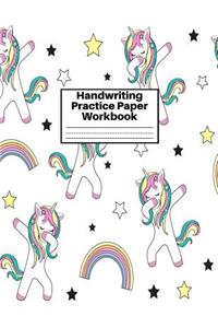 Handwriting Practice Paper Workbook