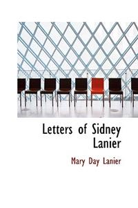 Letters of Sidney Lanier