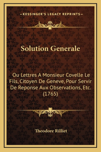 Solution Generale