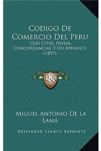 Codigo De Comercio Del Peru
