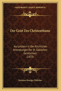 Der Geist Des Christenthums