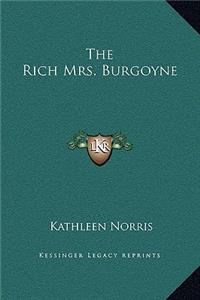 The Rich Mrs. Burgoyne
