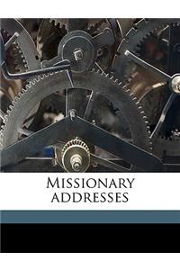 Missionary Addresses