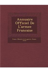Annuaire Officiel De L'armee Francaise
