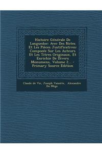 Histoire Generale de Languedoc