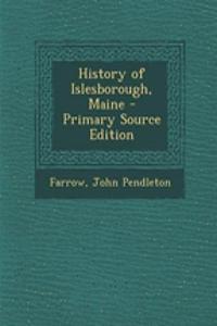 History of Islesborough, Maine