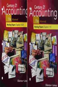 Print Student Working Papers (Chapters 1-24) for Century 21 Accounting: Advanced, 11th