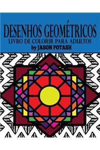 Desenhos Geométricos Livro de Colorir Para Adultos
