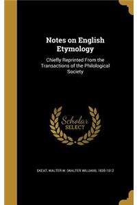Notes on English Etymology