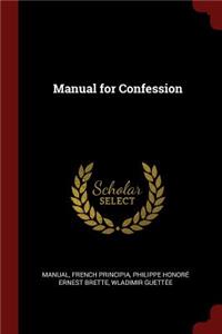 Manual for Confession