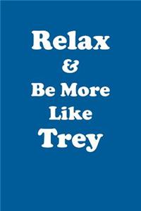 Relax & Be More Like Trey Affirmations Workbook Positive Affirmations Workbook Includes