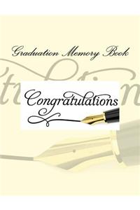 Graduation Memory Book