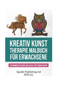 Kreativ Kunst Therapie Malbuch für Erwachsene