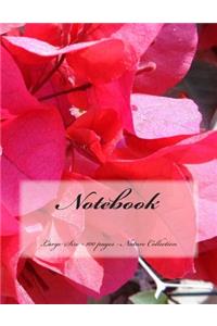 Notebook - Large Size - 100 pages - Nature Collection