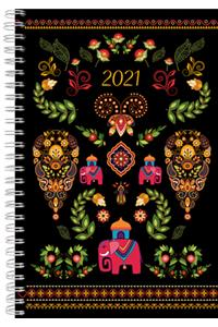 DESIGNER ELEPHANT 2021 PLANNER