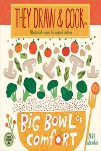 They Draw & Cook 2020 Wall Calendar