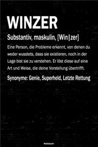 Winzer Notizbuch