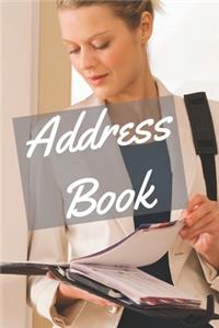 Address Book 2: Address Book A-Z, Emergency Contact Book, Telephone And Address Book, Birthdays, Partners, Kids name, Website, 6"x9"- 158 Pages