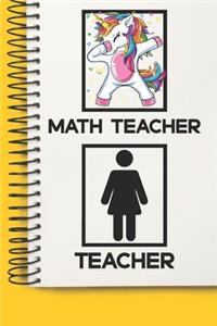 Math Teacher Awesome unicorn Tutor Gift For Best Math Teacher A beautiful personalized