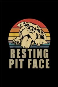 Resting Pit Face - Vintage Pitbull Lovers