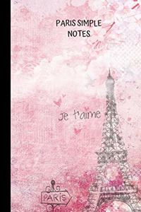 Paris Simple Notes