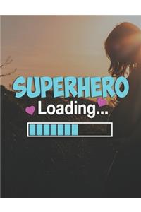 Superhero Loading: Pregnancy Planner And Organizer, Diary, Notebook Mother And Child