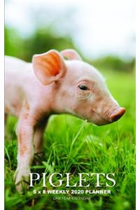 Piglets 5 x 8 Weekly 2020 Planner