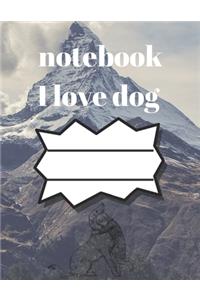i love dog notebook