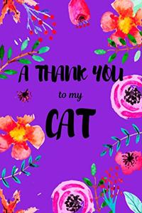 A Thank You To My Cat
