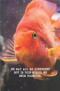 WE SWIM TOGETHER Notebook, Pet Collection