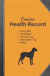 Canine health record