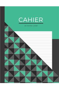 CAHIER de notes ligné