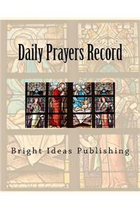 Daily Prayers Record