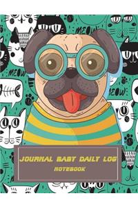 Journal baby daily log notebook