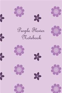 Purple Flower Notebook