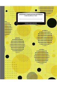 graphing composition notebook 1/2 inch squares 8.5 x 11 For math study&teaching