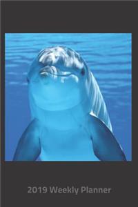 Plan on It 2019 Weekly Calendar Planner - Dolphin Smiling