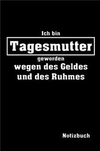 Ich Bin Tagesmutter Geworden Notizbuch