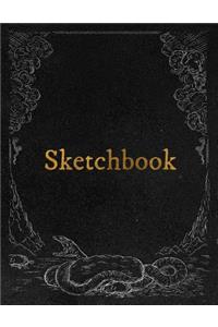 Sketchbook: Personalized Artist Sketchbook, Notebook: Blank Paper for Drawing, Creative Doodling or Sketching