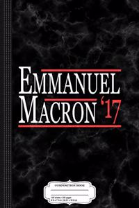 Emmanuel Macron President Composition Notebook